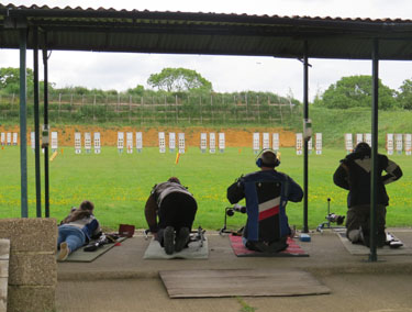 Getting ready at 50 metres